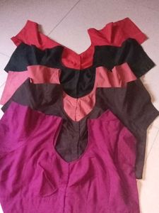 bundle of 5 cotton blouses