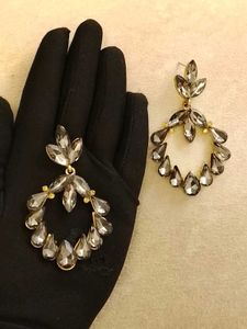 Sparkling Crystal Drop Earrings
