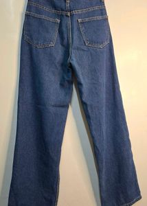 Blue Wide Leg Jeans