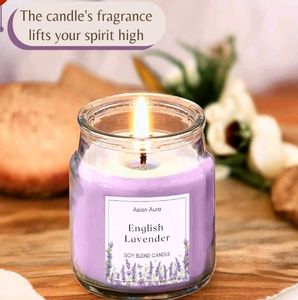 Asian Aura English Lavender Soy blend Candle