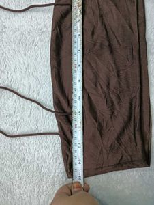 Brown Sheer💙 Cropped Tank Top