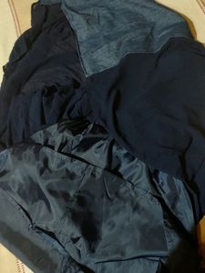 Denim &amp; Navy Skirt
