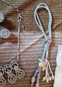 American Diamond Jewellery Set