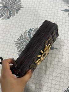 Boho Chic Coconut Shell Clutch