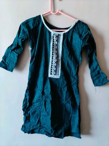 Denim Short Kurti
