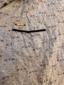 Cat Printed Nightwear Top XXL