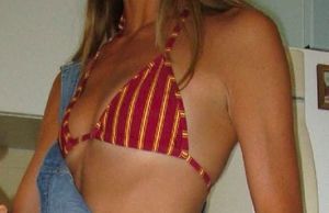 Striped Bikini Top
