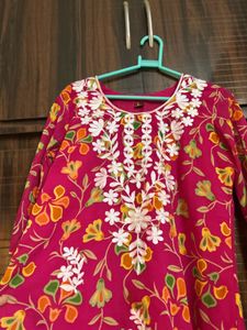 Women’s Geogrette Regular Fit Casual Kurti