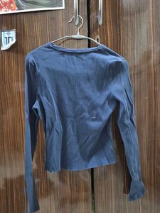 Ribbed Long Sleeve Top