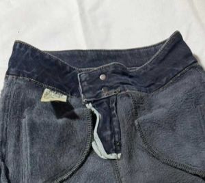 Flared Fur Jeans