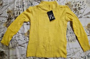 Sunshine Yellow Ribbed Knit Top 🌼