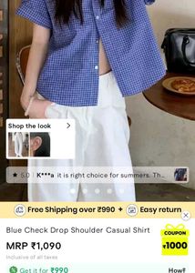 Savana Oversized Drop Shoulder Shirt
