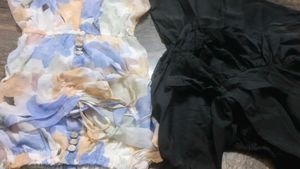 Chic Floral &amp; Black Dresses