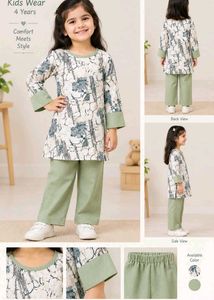 💥pack of 4 Kids dress with pant