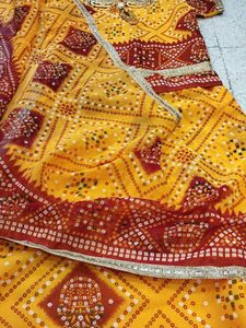 Chundri print Lehenga Choli