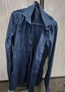 Men's Navy Blue Formal Shirt