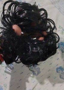 Black Messy Bun Hair Piece (Totally new peice)