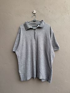 Vintage John Berry Half Zip Polo Shirt