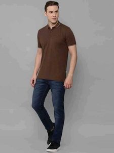 Louis Philippe Brown Polo T-Shirt