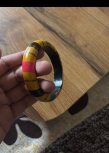 Wooden Striped Bangle