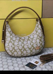 Stylish Hobo Bag with Signature Print
