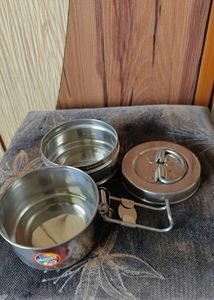 Vintage Jagdish Stainless Steel Tiffin Box