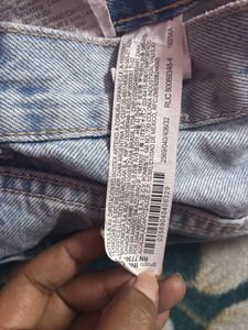 Light Wash High-Waisted Straight Leg Jeans