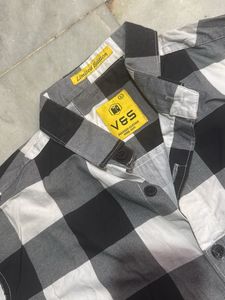 Unisex Checked Long Sleeve Shirt