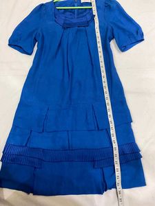 Vibrant Blue Tiered Dress