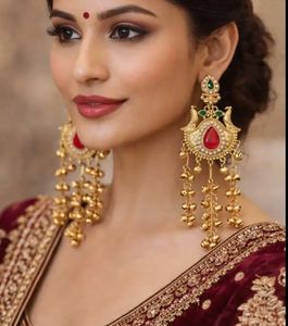 Kashmiri Noor Jhumar Earrings