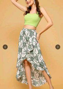 Flowy Ruffled Maxi Skirt
