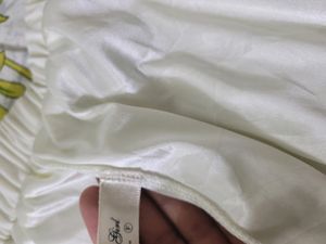 White Pleated Skirt