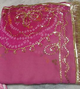 Stunning Pink Rajputi Poshak material