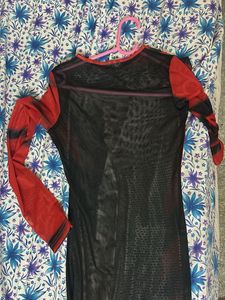 Newme Sheer Mesh Maxi Dress - XS