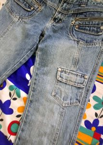 Super low waist flared jeans