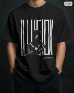 Creative Graphic Black T-Shirt