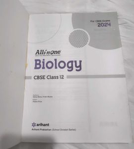 Arihant All in One Biology CBSE Class 12
