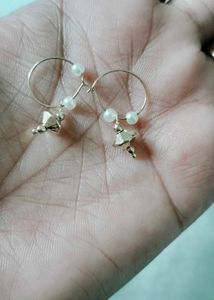 5 sets brand new Elegant Pearl and Bell Earrings