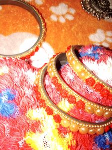 Beaded Bangle Set