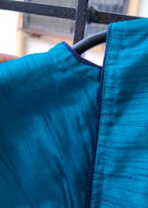 Elegant Teal &amp; Blue Printed lehenga choli