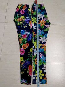 Floral Print Leggings Set Of Two