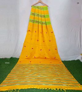 Elegant Hand Kantha Embroidered Saree