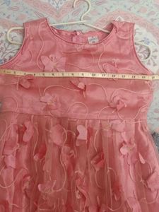 Cute Pink Butterfly Dress
