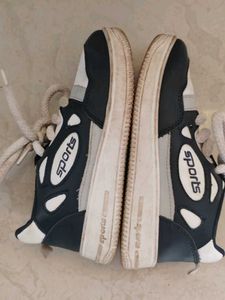 Stylish Navy &amp; White Sneakers