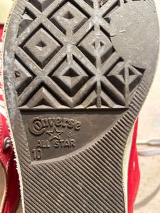 converse all star red canvas shoes