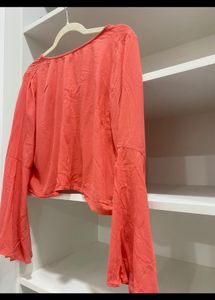 Only Blouse With Bell Sleeves