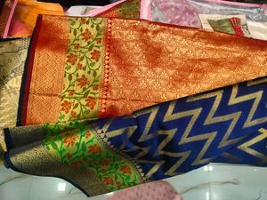 Heavy Banarasi Style Cotton Silk Saree
