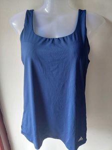 Adidas Blue Athletic Tank Top