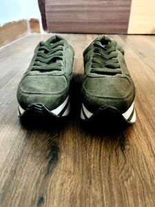 Shoexpress Green Casual Shoes