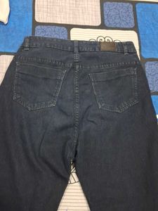 Classic Dark Wash Denim Jeans